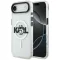 Karl Lagerfeld IML Karl Head Logo Apple iPhone Air (2025) MagSafe kompatibilis hátlap tok, átlátszó