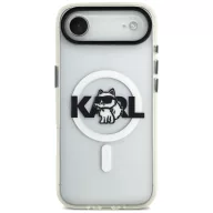   Karl Lagerfeld IML Karl Head Logo Apple iPhone Air (2025) MagSafe kompatibilis hátlap tok, átlátszó