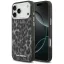 Karl Lagerfeld IML Leopard Pattern Apple iPhone 17 Pro Max MagSafe kompatibilis hátlap tok, leopárd minta, fekete