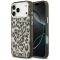 Karl Lagerfeld IML Leopard Pattern Apple iPhone 17 Pro Max MagSafe kompatibilis hátlap tok, leopárd minta, barna