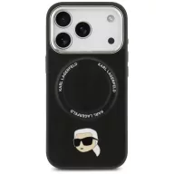   Karl Lagerfeld Karl Pin Apple iPhone 17 Pro MagSafe kompatibilis hátlap tok, fekete