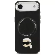   Karl Lagerfeld Karl Pin Apple iPhone Air (2025) MagSafe kompatibilis hátlap tok, fekete