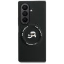Karl Lagerfeld Karl&Choupette Logo Samsung Galaxy Z Fold 7 MagSafe kompatibilis hátlap tok, fekete