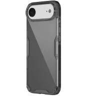   Nillkin Nature Pro Apple iPhone Air (2025) szilikon tok, átlátszó-fekete