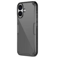   Nillkin Nature Pro Apple iPhone 17 szilikon tok, átlátszó-fekete