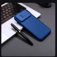   Nillkin CamShield Pro Apple iPhone 17 műanyag hátlap tok, kék