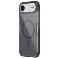  Nillkin Nature Pro Apple iPhone Air (2025) mágneses hátlap tok, átlátszó-fekete