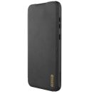 Nillkin Qin Pro Samsung Galaxy A56 bőr flip tok, fekete