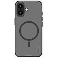   Nillkin Super Frosted PRO Apple iPhone 17 mágneses műanyag hátlap tok, átlátszó-fekete