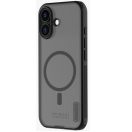 Nillkin Super Frosted PRO Apple iPhone 17 mágneses műanyag hátlap tok, átlátszó-fekete