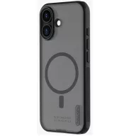   Nillkin Super Frosted PRO Apple iPhone 17 mágneses műanyag hátlap tok, átlátszó-fekete