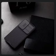   Nillkin CamShield Pro Magnetic Apple iPhone 17 mágneses műanyag hátlap tok, fekete