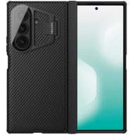   Nillkin CamShield Prop Magnetic Samsung Galaxy Z Fold 7 mágneses műanyag hátlap tok, fekete (átlátszó lencsevédővel)