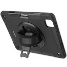 4smarts Rugged Apple iPad Air 11" 2024 / 2025 / Pro 11" 2021 / 2020 strapabíró, ütésálló tablet tok, fekete