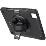   4smarts Rugged Apple iPad Air 11" 2024 / 2025 / Pro 11" 2021 / 2020 strapabíró, ütésálló tablet tok, fekete