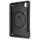 4smarts Rugged Apple iPad Air 11" 2024 / 2025 / Pro 11" 2021 / 2020 strapabíró, ütésálló tablet tok, fekete