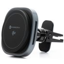 Forcell F-Grip Air Mag autós tartó / autós töltő szellőzőrácsba, vezeték nélküli / wireless töltéssel, Qi2, 15W, szürke