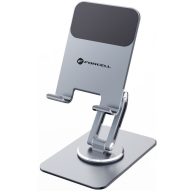   Forcell F-Grip Fold Stand 2 360 állítható / dönthető / összecsukható asztali tablet tartó, szürke