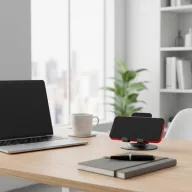   Forcell F-Grip Fold Stand 3 360 állítható / dönthető / összecsukható asztali tablet tartó, szürke