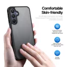 Dux Ducis YIND Samsung Galaxy A17 tok kameravédő peremmel, fekete