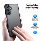 Dux Ducis YIND Samsung Galaxy A17 tok kameravédő peremmel, szürke