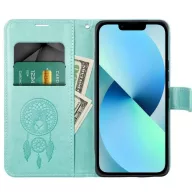   Mezzo Book Xiaomi Redmi 15C 4G / 15C 5G kinyitható tok kártyatartóval, álomfogó minta, zöld