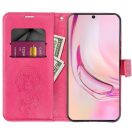 Mezzo Book Xiaomi Redmi 15C 4G / 15C 5G kinyitható tok kártyatartóval, álomfogó minta, magenta