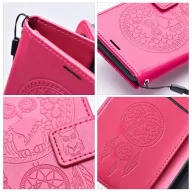   Mezzo Book Xiaomi Redmi 15C 4G / 15C 5G kinyitható tok kártyatartóval, álomfogó minta, magenta