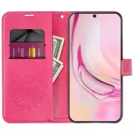   Mezzo Book Xiaomi Redmi 15C 4G / 15C 5G kinyitható tok kártyatartóval, mandala minta, magenta