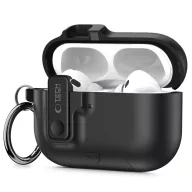   Tech-Protect Slim Hook AirPods Pro 3 strapabíró tok karabinerrel, fekete