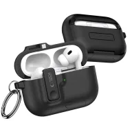   Tech-Protect Slim Hook AirPods Pro 3 strapabíró tok karabinerrel, fekete