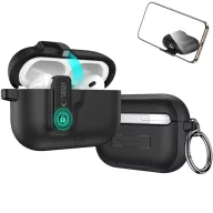   Tech-Protect Slim Hook AirPods Pro 3 strapabíró tok karabinerrel, fekete