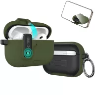   Tech-Protect Slim Hook AirPods Pro 3 strapabíró tok karabinerrel, zöld