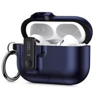   Tech-Protect Slim Hook AirPods Pro 3 strapabíró tok karabinerrel, kék