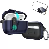   Tech-Protect Slim Hook AirPods Pro 3 strapabíró tok karabinerrel, kék