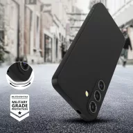   Tech-Protect Icon Samsung Galaxy A17 / Galaxy A18 szilikon tok mikroszálas béléssel, kék