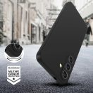 Tech-Protect Icon Samsung Galaxy A17 szilikon tok mikroszálas béléssel, fekete