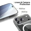 Tech-Protect Flexair Hybrid Google Pixel 10 / Pixel 10 Pro hátlap tok, MagSafe, átlátszó