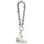 Guess Universal Wrist Strap Crystals 4G Charm csukló pánt, fekete