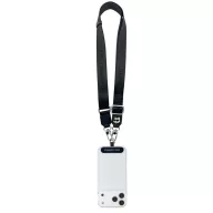  Karl Lagerfeld Universal Crossbody Strap Choupette Patch univerzális nyak / vállpánt, fekete