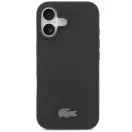 Lacoste Iconic Petit Pique Apple iPhone 17 MagSafe tok + kártyatartó pénztárca, fekete