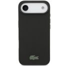 Lacoste Iconic Petit Pique Apple iPhone Air (2025) MagSafe tok + kártyatartó pénztárca, fekete