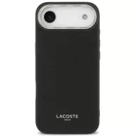   Lacoste PU Leather Champs Elysees Apple iPhone Air (2025) MagSafe tok kameravédő peremmel, fekete