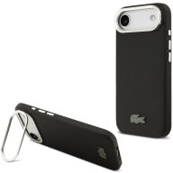   Lacoste Iconic Petit Pique Camera Stand Apple iPhone Air (2025) MagSafe tok kitámasztóval, fekete