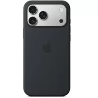 Apple iPhone 17 Pro Max gyári szilikon tok, MagSafe, fekete