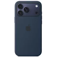   Apple iPhone 17 Pro Max gyári szilikon tok, MagSafe, sötétkék