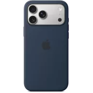   Apple iPhone 17 Pro Max gyári szilikon tok, MagSafe, sötétkék