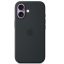 Apple iPhone 17 gyári szilikon tok, MagSafe, fekete