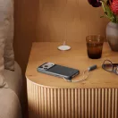 Apple iPhone 17 Pro Beats gyári Kickstand tok, MagSafe, Camera Control kompatibilis, kitámasztható, gránitszürke