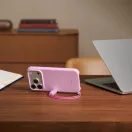 Apple iPhone 17 Pro Max Beats gyári Kickstand tok, MagSafe, Camera Control kompatibilis, kitámasztható, rózsakvarc